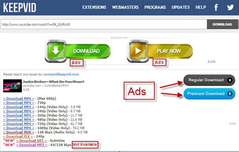 keepvid youtube downloader mp3.